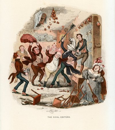 Illustration pour les Papiers Pickwick - Hablot Knight Browne