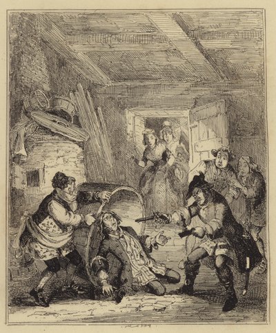 Jonathan Wild dénichant Butler - Hablot Knight Browne