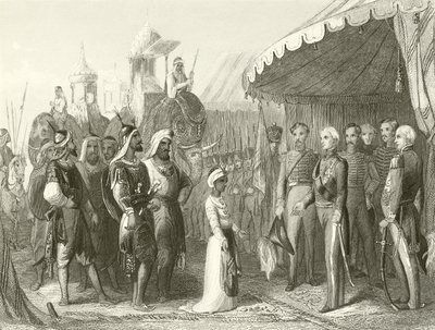 Soumission du Maharajah Dhuleep Singh à Sir Henry Hardinge - Hablot Knight Browne