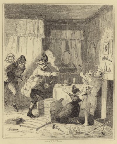 Les cambrioleurs - Hablot Knight Browne
