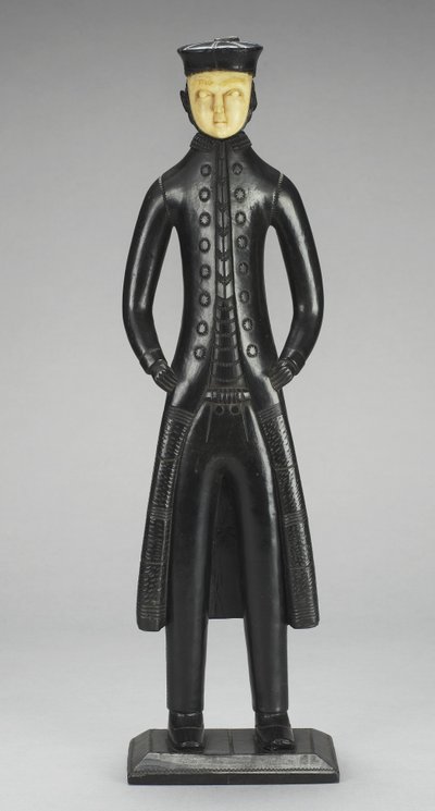 Figure de Capitaine de Mer, Îles de la Reine Charlotte, Colombie-Britannique, vers 1840 - Haida