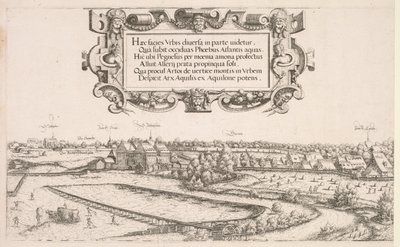 Vue panoramique de Nuremberg: Partie gauche, 1552 - Hanns Sebald Lautensack