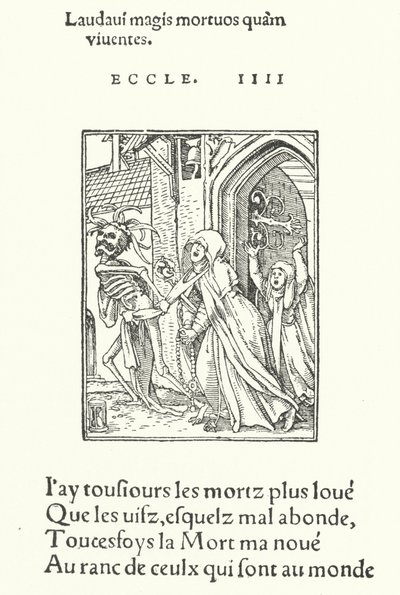 La Dame Abbesse (gravure) - Hans (after) Holbein the Younger