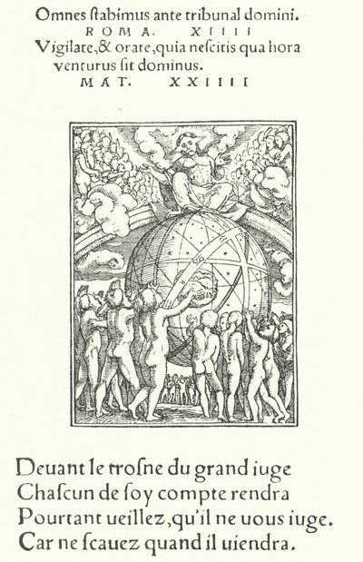 Le Jugement Dernier (gravure) - Hans (after) Holbein the Younger