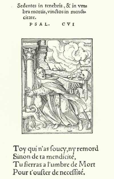 Le Frère mendiant, ou Moine - Hans (after) Holbein the Younger