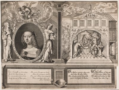 Elisabeth Thott et scène avec la résurrection de la fille de Jaïre - Hans Andreas Greys