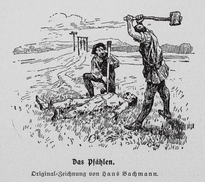 Exécution par empalement - Hans Bachmann