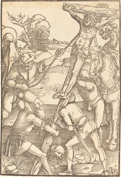 Le Christ élevé sur la croix - Hans Baldung Grien