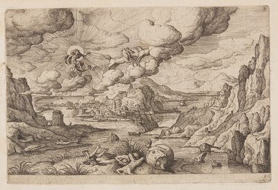 Planche 26, tirée de Paysages avec scènes de l