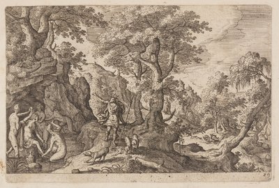 Planche 29, tirée de Paysages avec scènes de l