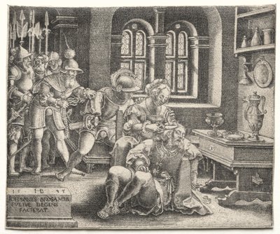 Samson et Dalila - Hans Brosamer
