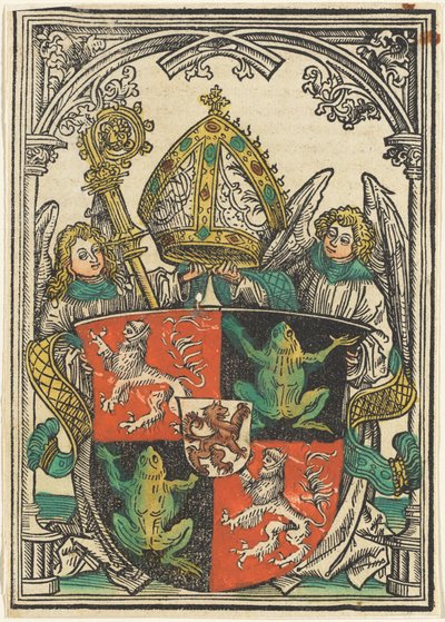 Les Armoiries de Wigeleus von Fröschel, Évêque de Passau - Hans Burgkmair I