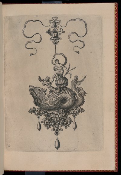 Planche 8, de Bullarum Inaurium etc. Archetypi Artificiosi Pars Altera (Pendants, Boucles d
