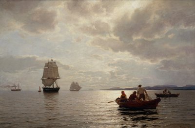 Depuis le fjord d