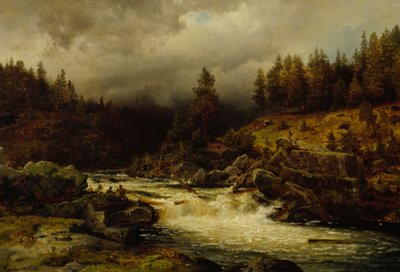 Rapides en Norvège - Hans Gude