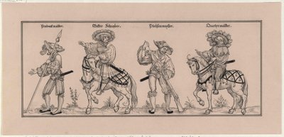 Le défenseur de Vienne de 1529 - basé sur une gravure sur bois de Nikolaus Meldemann - Hans Guldenmundt