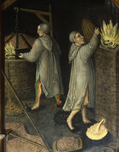 Détail du paysage minier, 1521 - Hans Hesse