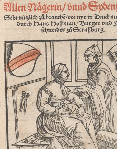 Page de titre de New Modelbüch allen Nägerin u. Sydenstickern, 1r, 1556 - Hans Hoffman