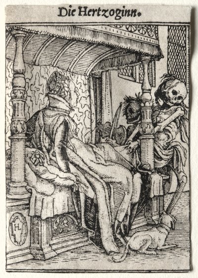 La Danse de la Mort : La Duchesse - Hans Holbein