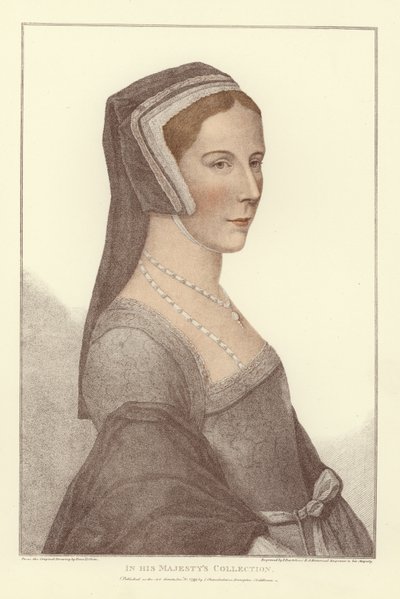 Femme anonyme (aquatinte) - Hans Holbein der Jüngere