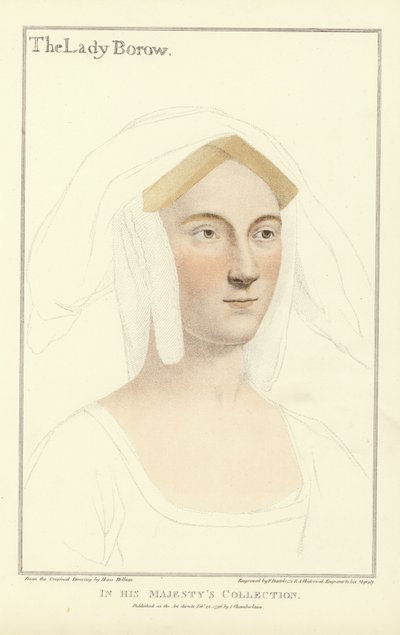 Catherine, La Dame Borough - Hans Holbein der Jüngere