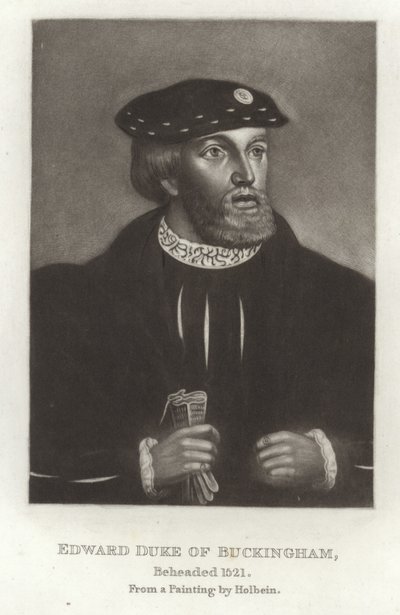Edward Duc de Buckingham - Hans Holbein der Jüngere