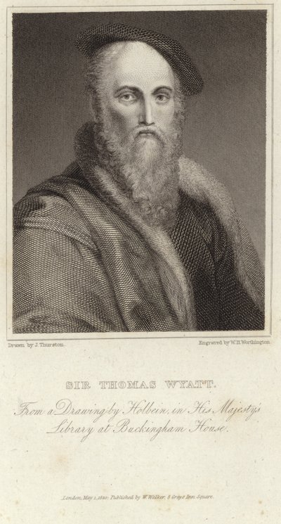 Portrait de Sir Thomas Wyatt - Hans Holbein der Jüngere