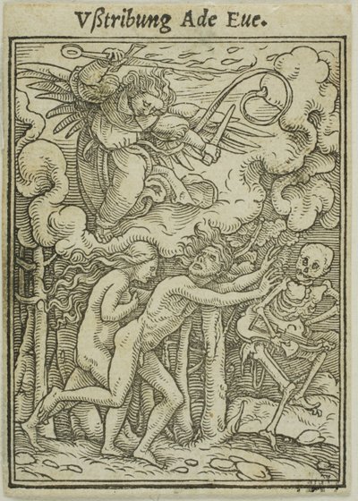 Adam et Eve chassés du paradis - Hans Holbein the Younger