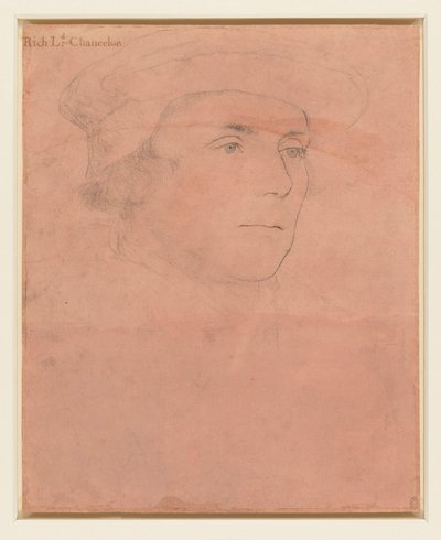 Hans Holbein le Jeune - Sir Richard Rich, futur 1er baron Rich (14967-1567) vers 1532-43 - Hans Holbein the Younger