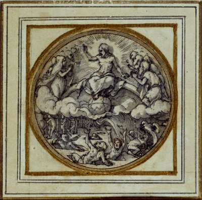 Le Jugement dernier - Conception pour un pendentif ou un badge de chapeau, vers 1532-43 - Hans Holbein der Jüngere