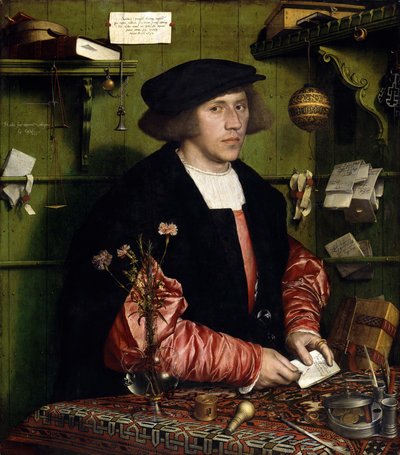 Le marchand George Gisze (1497-1562) - Hans Holbein the Younger