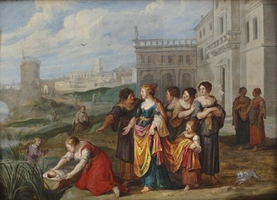 La découverte de Moïse - Hans Jordaens III
