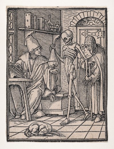 Le docteur ou médecin, de La Danse de la Mort - Hans Lützelburger