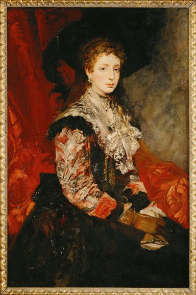 Clothilde Beer ... (peinture sur toile) - Hans Makart