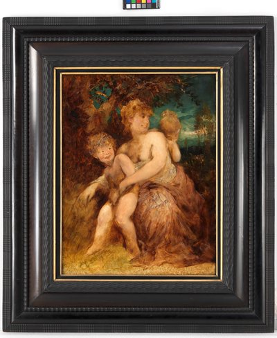 Nymphe avec deux enfants - Hans Makart