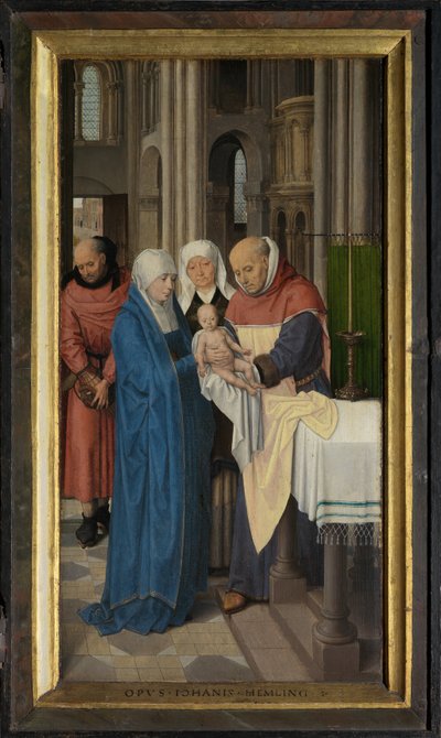Panneau droit du Triptyque de Jan Floreins - Hans Memling