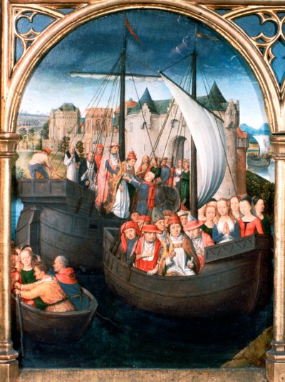 Le départ de Bâle, 1489 - Hans Memling