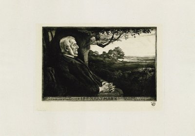 Portrait du compositeur Johan Peter Emilius Hartmann - Hans Nikolaj Hansen