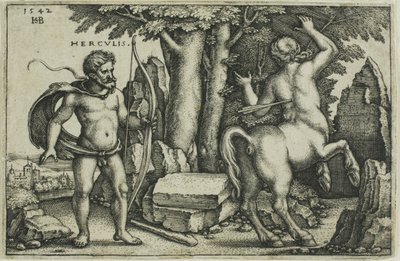 Hercule et Nessus - Hans Sebald Beham