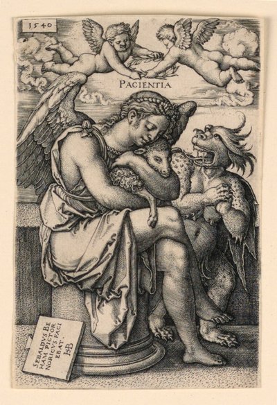 Pacientia (Patience) - Hans Sebald Beham