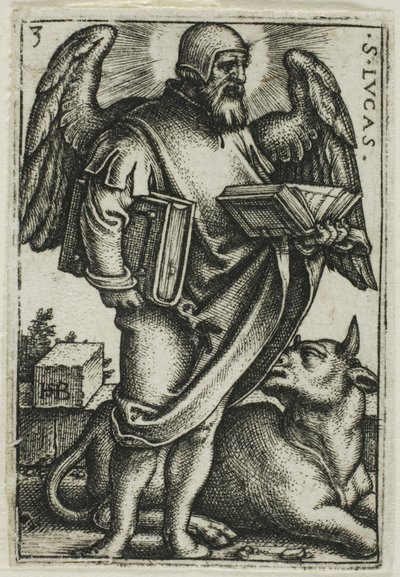 Saint Luc, extrait des Quatre évangélistes - Hans Sebald Beham