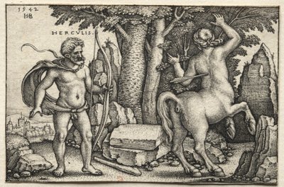 Hercule tirant sur Nessus - Hans Sebald Beham