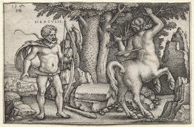 Hercule et Nessus - Hans Sebald Beham