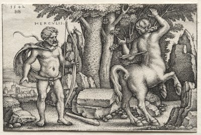 Hercule et Nessus - Hans Sebald Beham