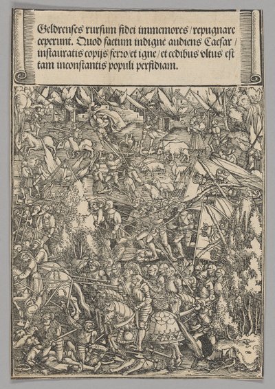 Deuxième guerre avec Guelders, planche 19 de Scènes historiques de la vie de l