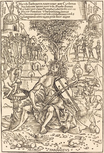 Apollon sur le Parnasse - Hans Süss von Kulmbach