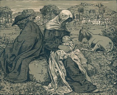 Repos pendant la Fuite en Égypte, vers 1897 - Hans Thoma
