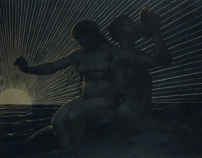 Paire de Tritons, 1892 - Hans Thoma