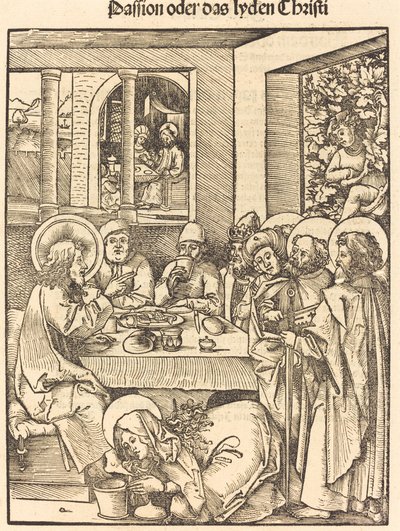 Marie-Madeleine lavant les pieds du Christ - Hans Wechtlin I