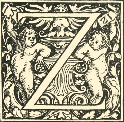 Z - Un alphabet par Hans Weiditz, c1520-1521, 1908 - Hans Weiditz